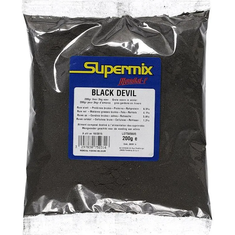 Mondial-F Appâts - Amorces^Additif Poudre Black Devil - 200G
