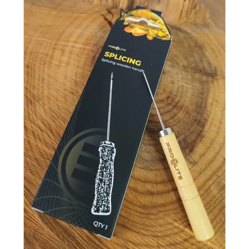 Pro Elite Baits Petit Outillage^Aiguille Splicing Short Wooden Handle