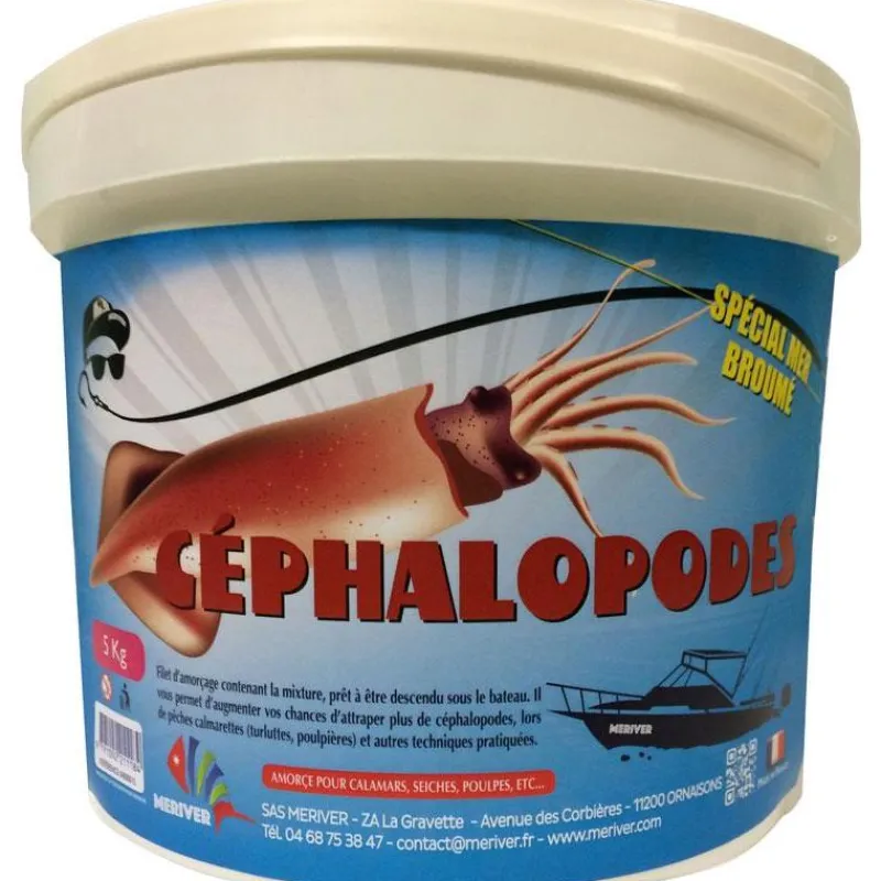Meriver Appâts Naturels - Amorces^Amorce Broumé Mer Spécial Céphalopode