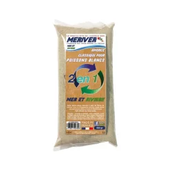 Meriver Appâts Naturels - Amorces^Amorce Classique Poisson Blanc 2 En 1 - Mer Et Rivière