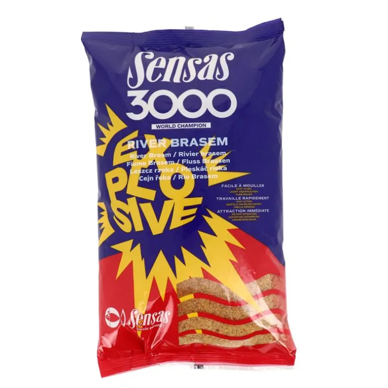 Amorce Sensas 3000 Explosive River Brasem - 1Kg