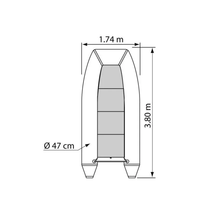 Plastimo Bateaux Pneumatiques^Annexe Gonflable Trail 380
