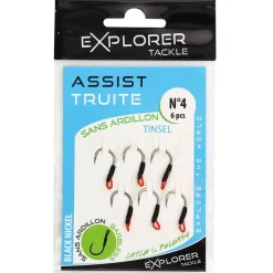 Explorer Tackle Petit Matériel^Assit Hook Assist Truite Tinsel Sans Ardillon