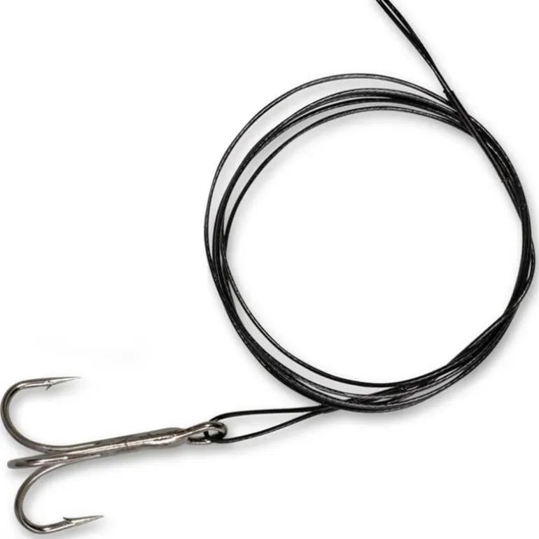 Bas De Ligne Acier Zebco Trophy 7X7 Expert Hameçon Triple