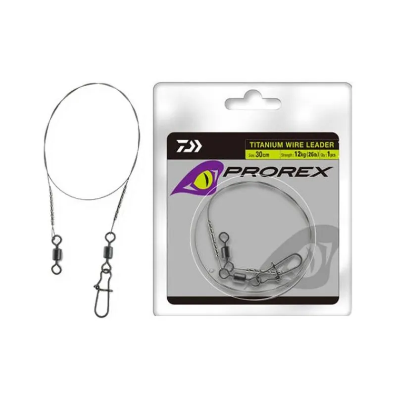 Daiwa Fils - Tresses - Bdl Carnassier^Bas De Ligne Prorex Titanium Wire Leader