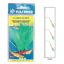 Flashmer Lignes Montées^Bas De Ligne Bonitobar Vert