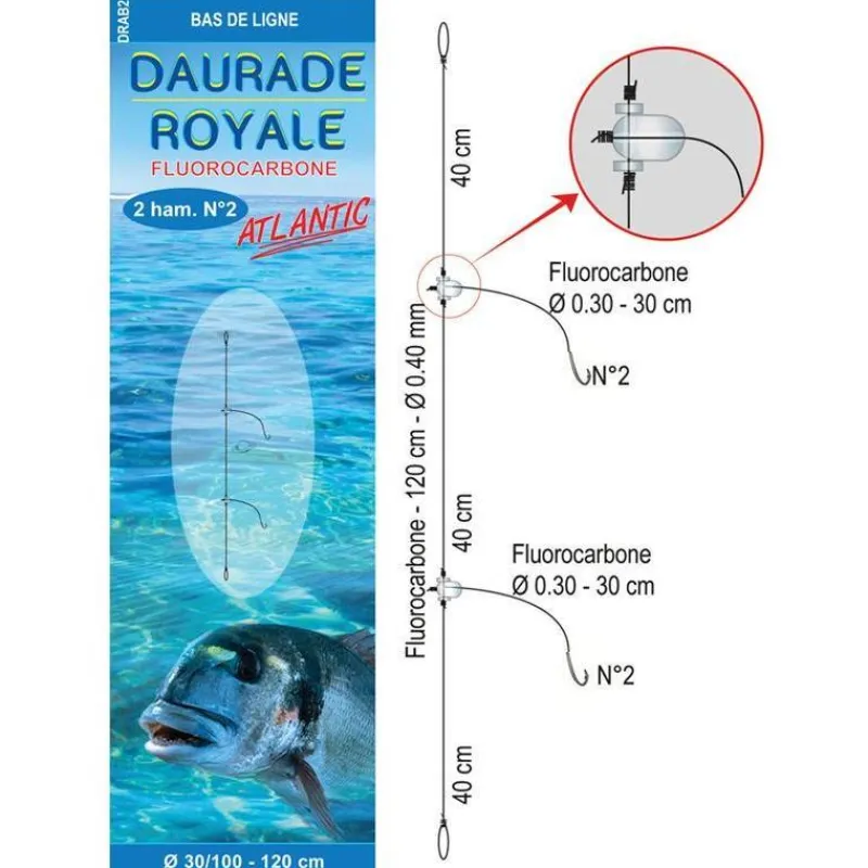 Flashmer Lignes Montées^Bas De Ligne Mer Daurade Royale Atlantic