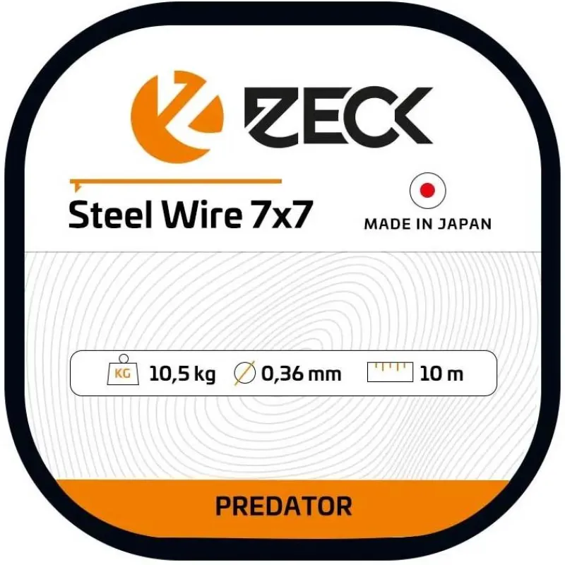 Zeck Fils - Tresses - Bdl Carnassier^Bas De Ligne 7X7 Steel Wire