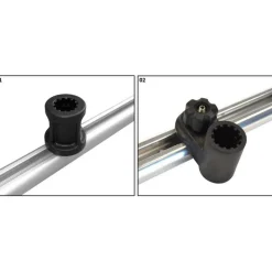 Seven Bass Equipements Bateau & Annexe^Base De Rail Horizontale Srs Plug&Go