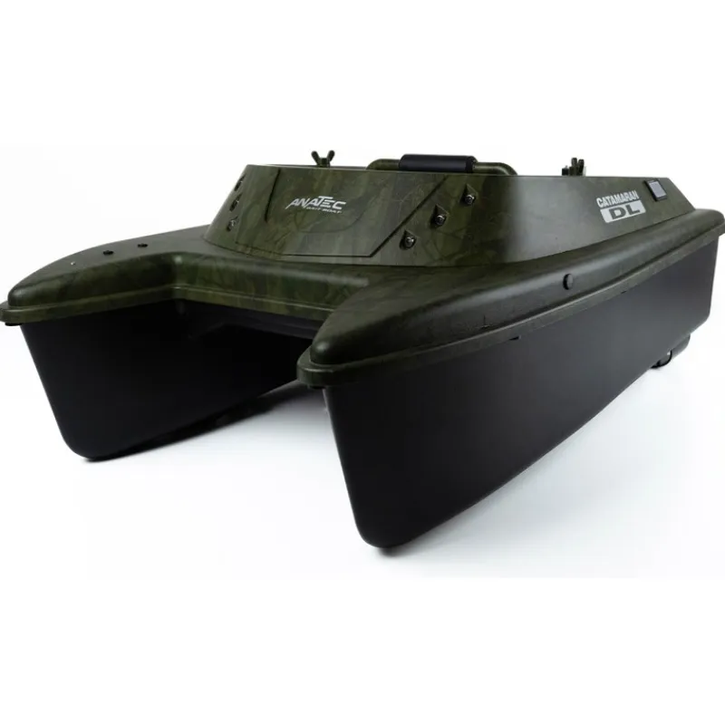 Anatec Propulsion Appâts^Bateau Amorceur Catamaran Oak Lithium 16Ah + Moteur Brushless + De-Sr07 Sondeur Alf500