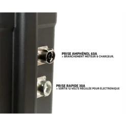 BSR Batteries & Chargeurs^Batterie Lithium Prestige Lifepo4 Gen3+ 12V100ah +1 Sortie Régulée Sondeur Et Chargeur Non Étanche 10A