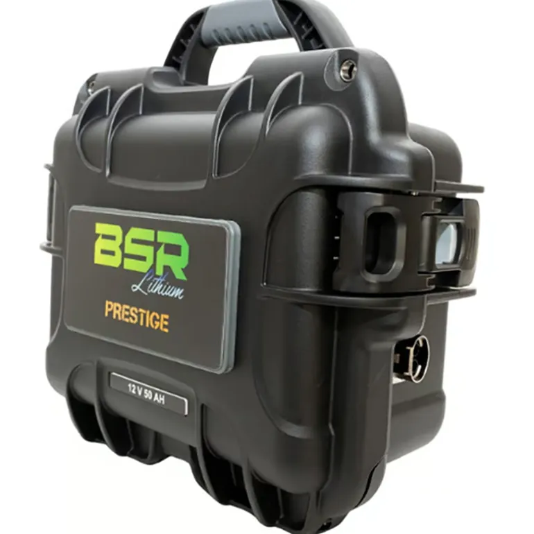 Batterie Lithium Bsr Prestige Lifepo4 Gen3 12V50 + Chargeur Non Étanche 10A