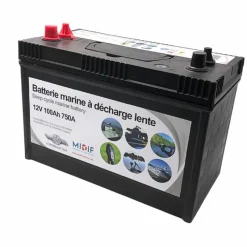 Haswing Batteries & Chargeurs^Batterie Marine 12V 100Ah 750A Double Bornes