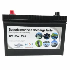 Haswing Batteries & Chargeurs^Batterie Marine 12V 100Ah 750A Double Bornes