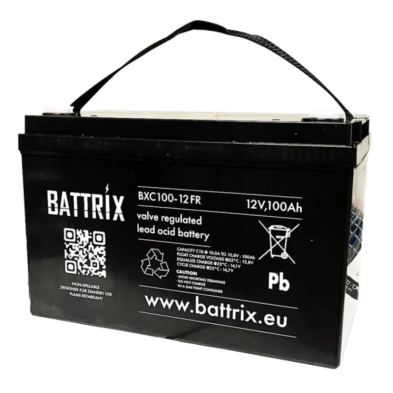 Battrix Batteries & Chargeurs^Batterie Étanche Cyclic 12V 100Ah Pour Moteur