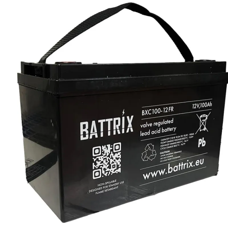 Battrix Batteries & Chargeurs^Batterie Étanche Cyclic 12V 100Ah Pour Moteur