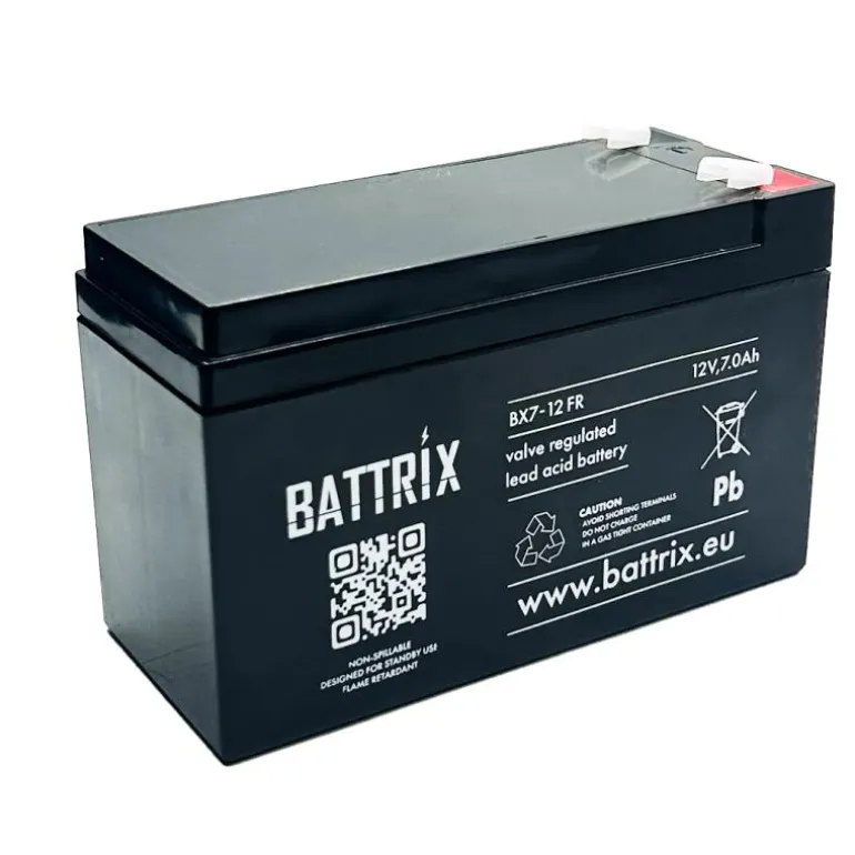 Batterie Étanche Battrix 12V 7Ah Pour Sondeur