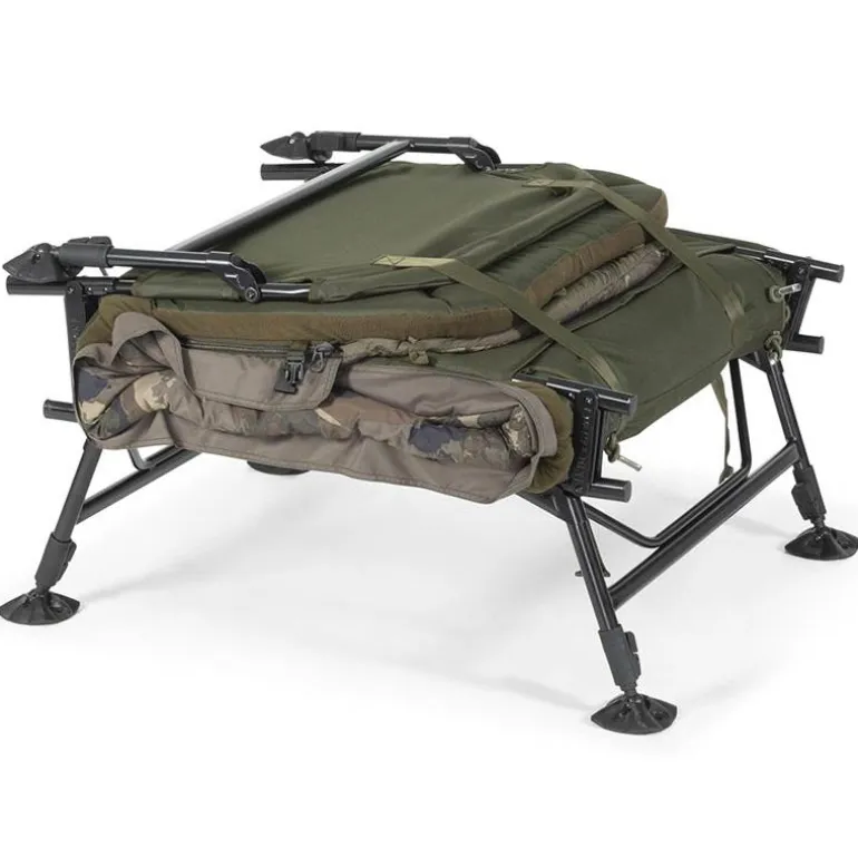 Bedchair Nash Indulgence Hd40 Sleep System 6 Legs Camo