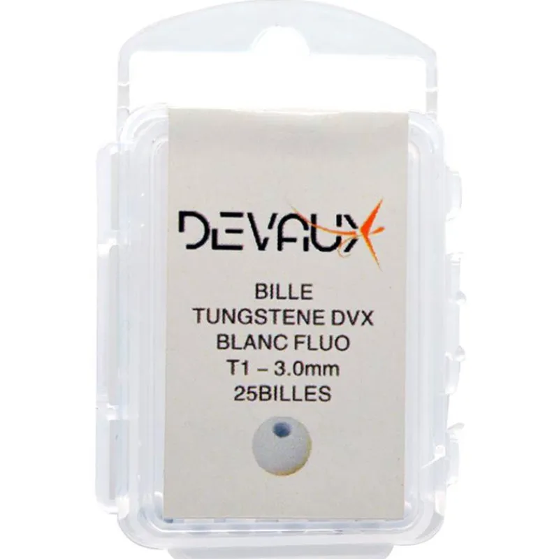 Devaux Fly Tying^Bille Tungstene Dvx Blanc Fluo