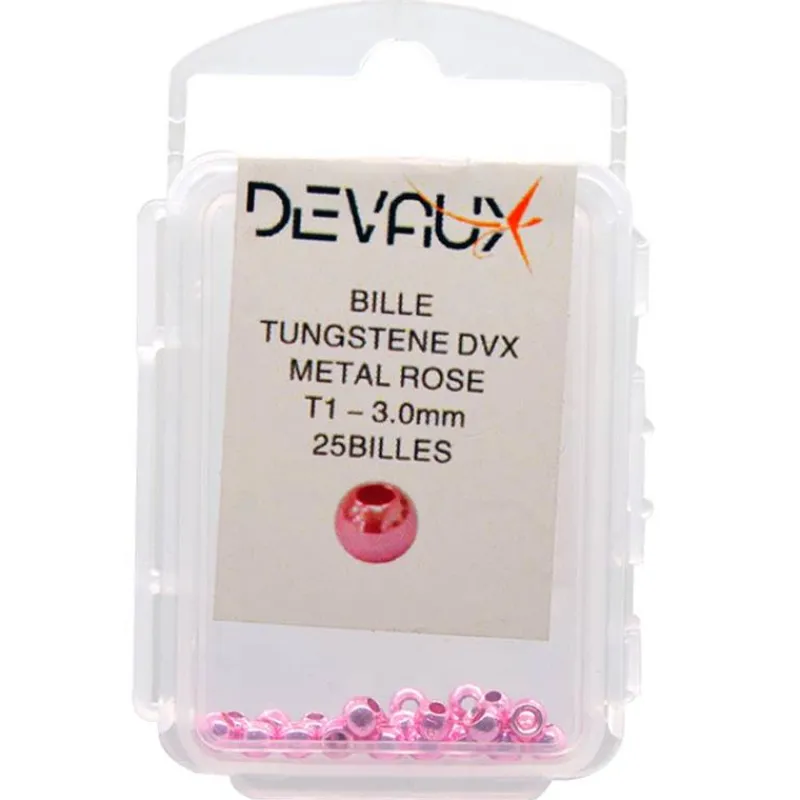 Devaux Fly Tying^Bille Tungstene Dvx Metal Rose