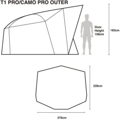 Nash Bivouac^Bivvy Titan T1 Camo Pro - 1 Place