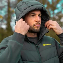 Ridge Monkey Vestes De Pêche^Blouson Homme Apearel Thermapro Hybrid Coat - Green