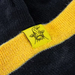 Black Cat Bonnets, Tours De Cou & Gants^Bonnet Beanie Hat - Noir/Jaune
