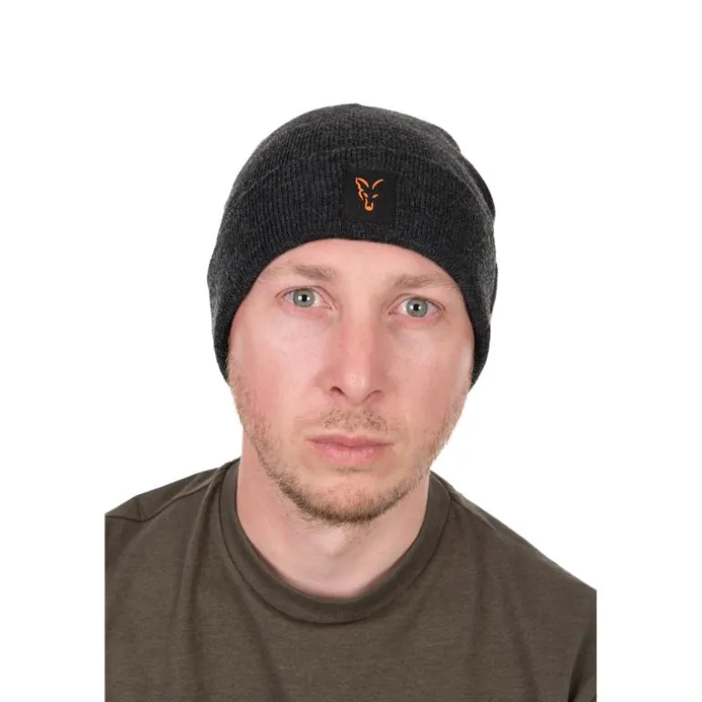 Bonnet Fox Collection Beanie - Noir