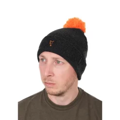 Bonnet Fox Collection Bobble Hat - Noir