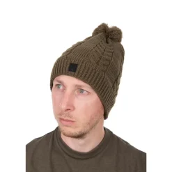 Fox Bonnets, Tours De Cou & Gants^Bonnet Knitted Bobble - Kaki
