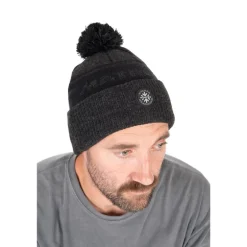 Bonnet Fox Matrix Grey Sherpa Bobble Hat - Gris