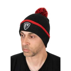 Bonnet Homme Fox Rage Voyager Dark Grey Bobble Hat - Noir