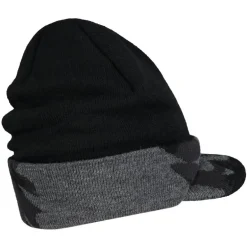 Bonnet Homme Guru Black Peak Beanie - Noir