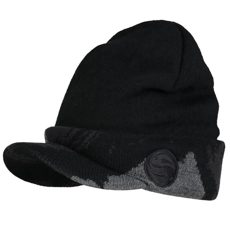 Bonnet Homme Guru Black Peak Beanie - Noir