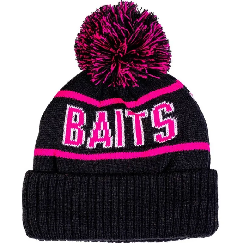 Mainline Bonnets, Tours De Cou & Gants^Bonnet Signature Fleeced Lined Beanie - Noir/Rose