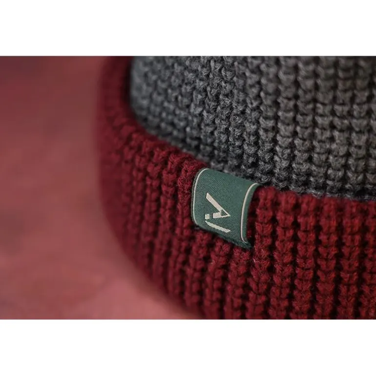 Bonnet One More Cast Berry Toastie Beanie 100% Waterproof - Gris/Rouge