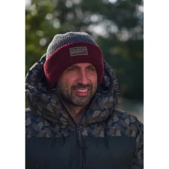 Bonnet One More Cast Berry Toastie Beanie 100% Waterproof - Gris/Rouge