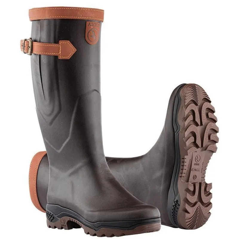 Aigle Bottes & Chaussures^Bottes De Chasse Homme Parcours 2 Pf Signature - Brun