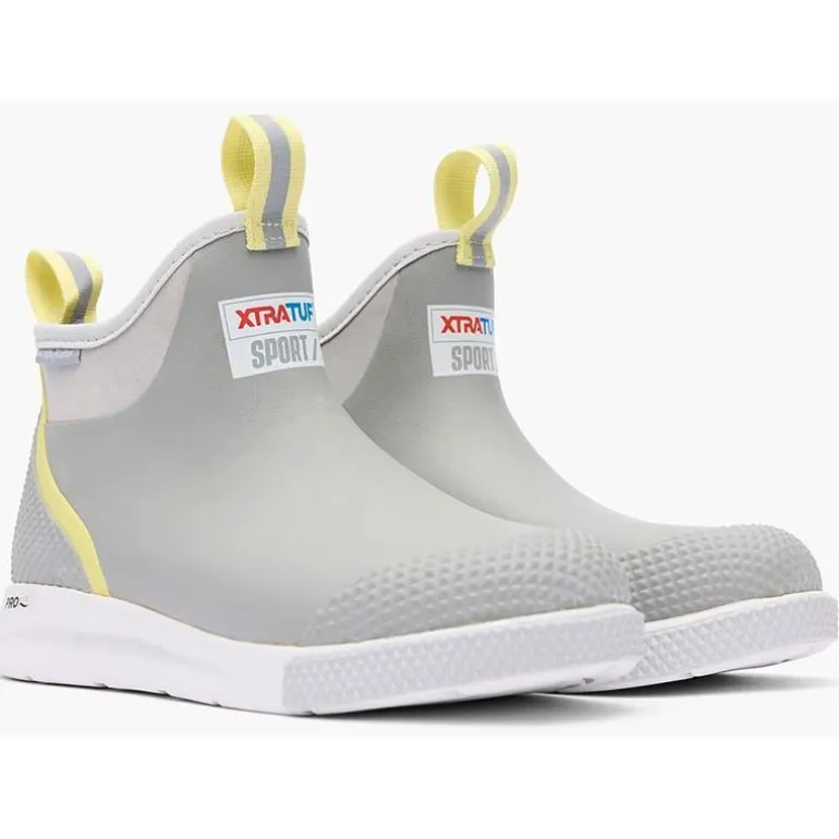 Bottes Femme Xtratuf Wmns Ankle Deck Boot Sport - Gris/Jaune