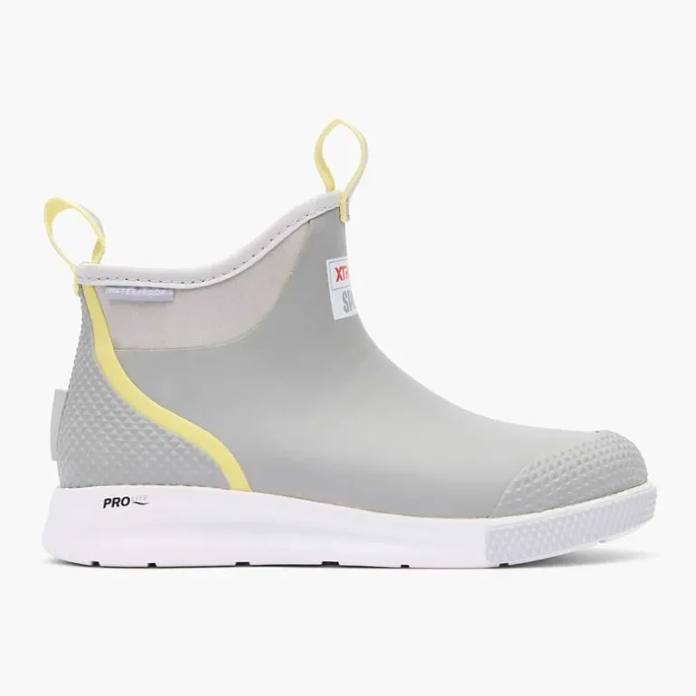 Bottes Femme Xtratuf Wmns Ankle Deck Boot Sport - Gris/Jaune