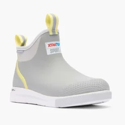 Bottes Femme Xtratuf Wmns Ankle Deck Boot Sport - Gris/Jaune