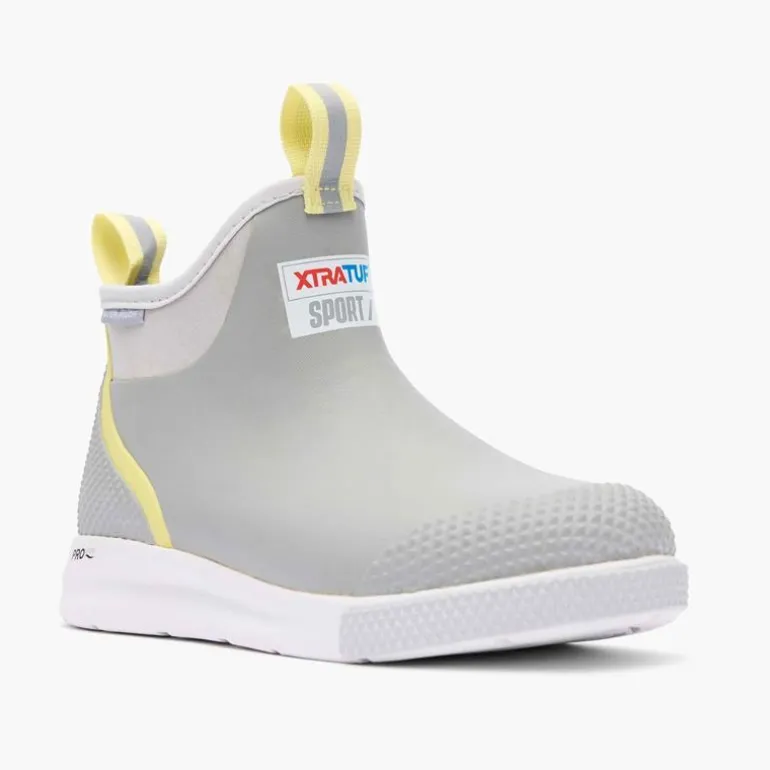 Bottes Femme Xtratuf Wmns Ankle Deck Boot Sport - Gris/Jaune