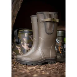 Bottes Homme Fox Neoprene Lined Camo/Khaki Rubber Boot