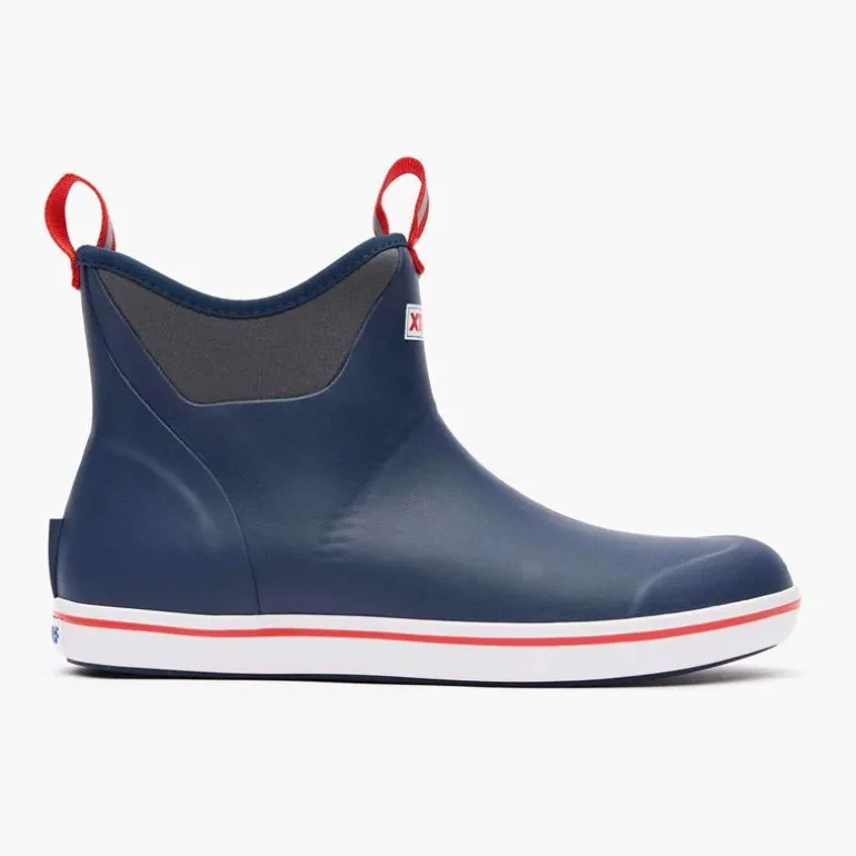 Bottes Homme Xtratuf Ankle Deck Boot - Bleu Marine/Rouge