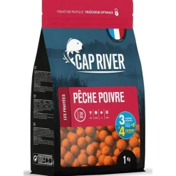 Cap River Appâts Carpe^Bouillette Pêche Poivre