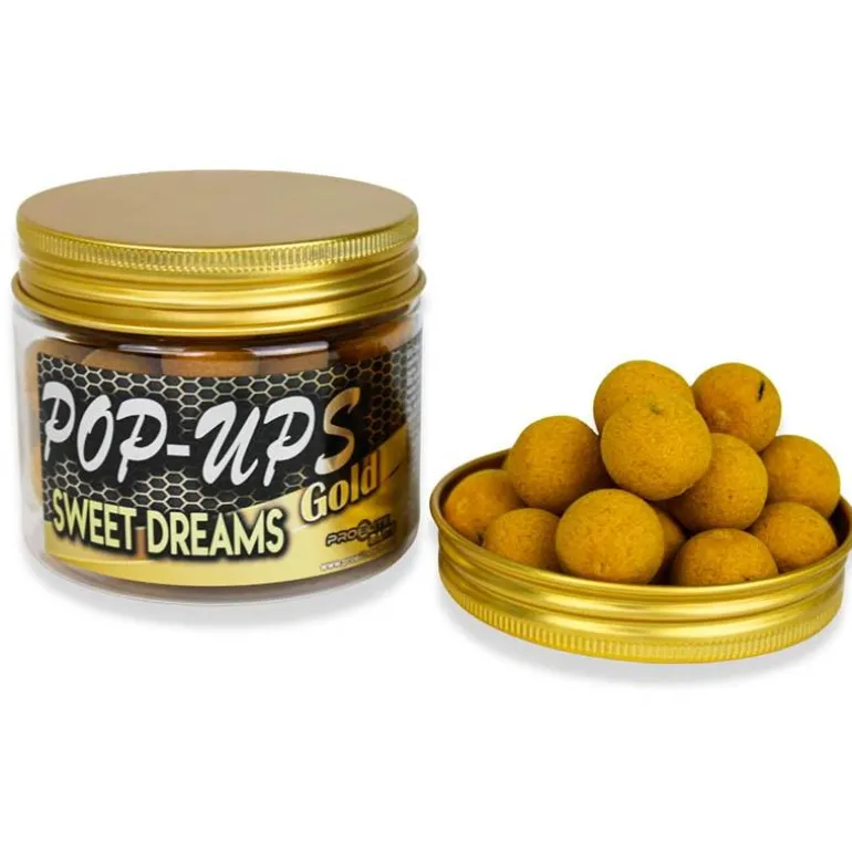 Bouillette Flottante Pro Elite Baits Gold Natural Pop Ups