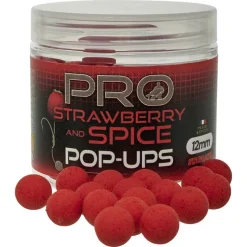 Starbaits Appâts Carpe^Bouillette Flottante Pro Strawberry Spice Pop Up