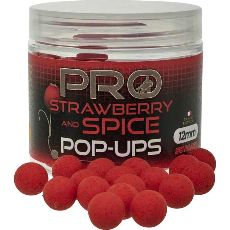 Starbaits Appâts Carpe^Bouillette Flottante Pro Strawberry Spice Pop Up