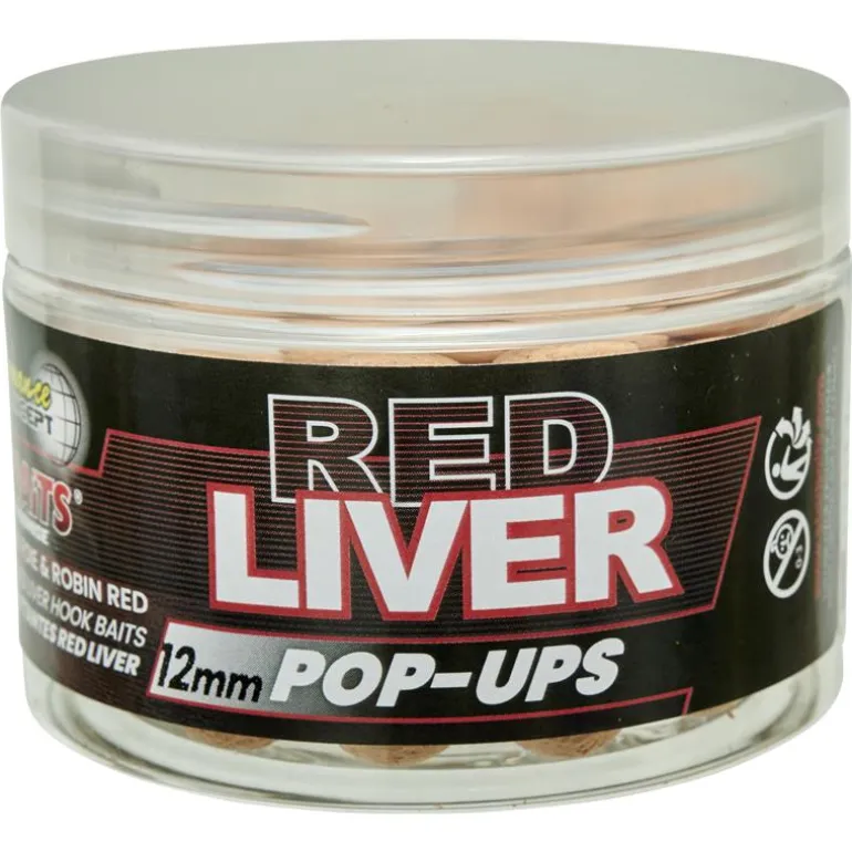 Bouillette Flottante Starbaits Performance Concept Red Liver Pop Up