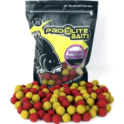 Pro Elite Baits Appâts Carpe^Bouillette Boilies Classic Banana & Strawberry